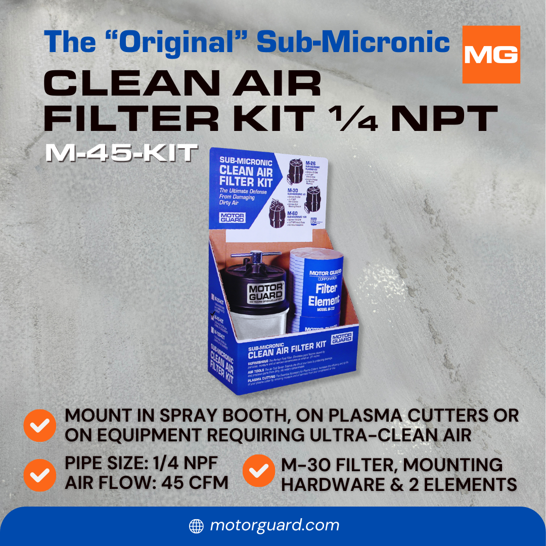 M-45-KIT Clean Air Filter Kit 1/4 NPT (Platinum Series) - Image 3