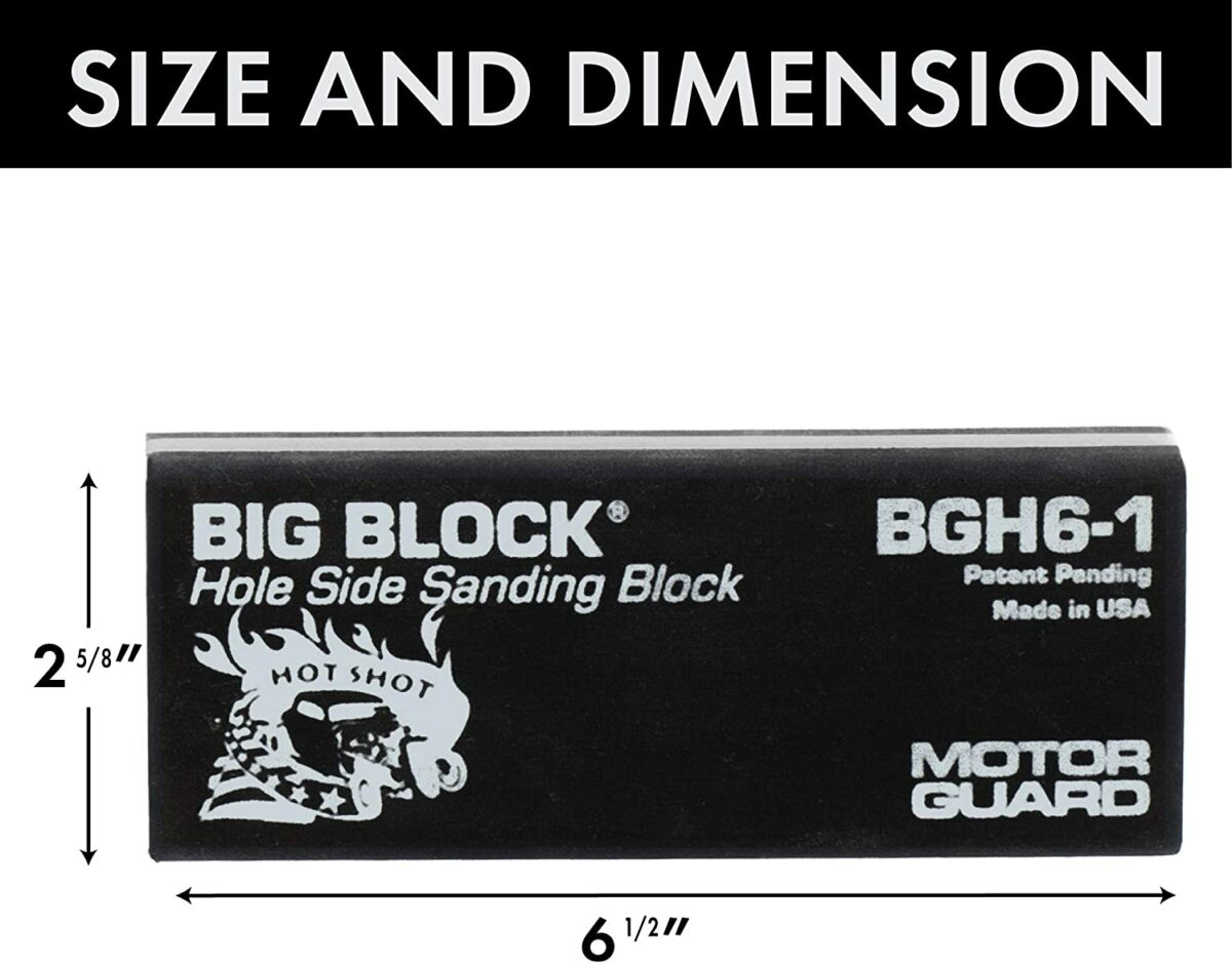 BGH61 BigBlock 61/2″ Hole Side Sanding Block
