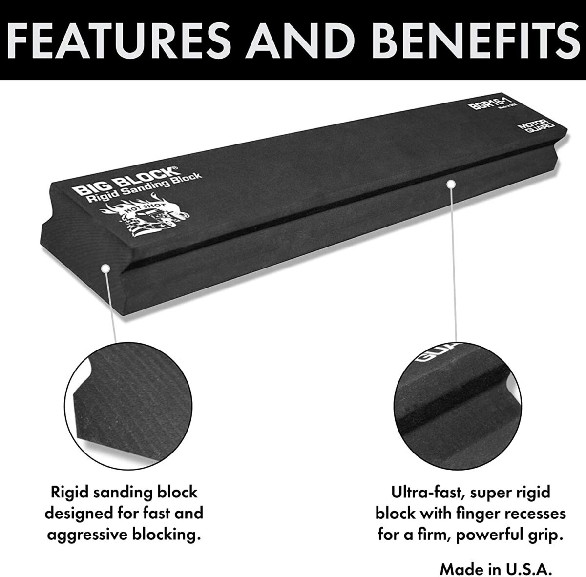 BGR161 BigBlock 25/8″ x 16″ Rigid Sanding Block