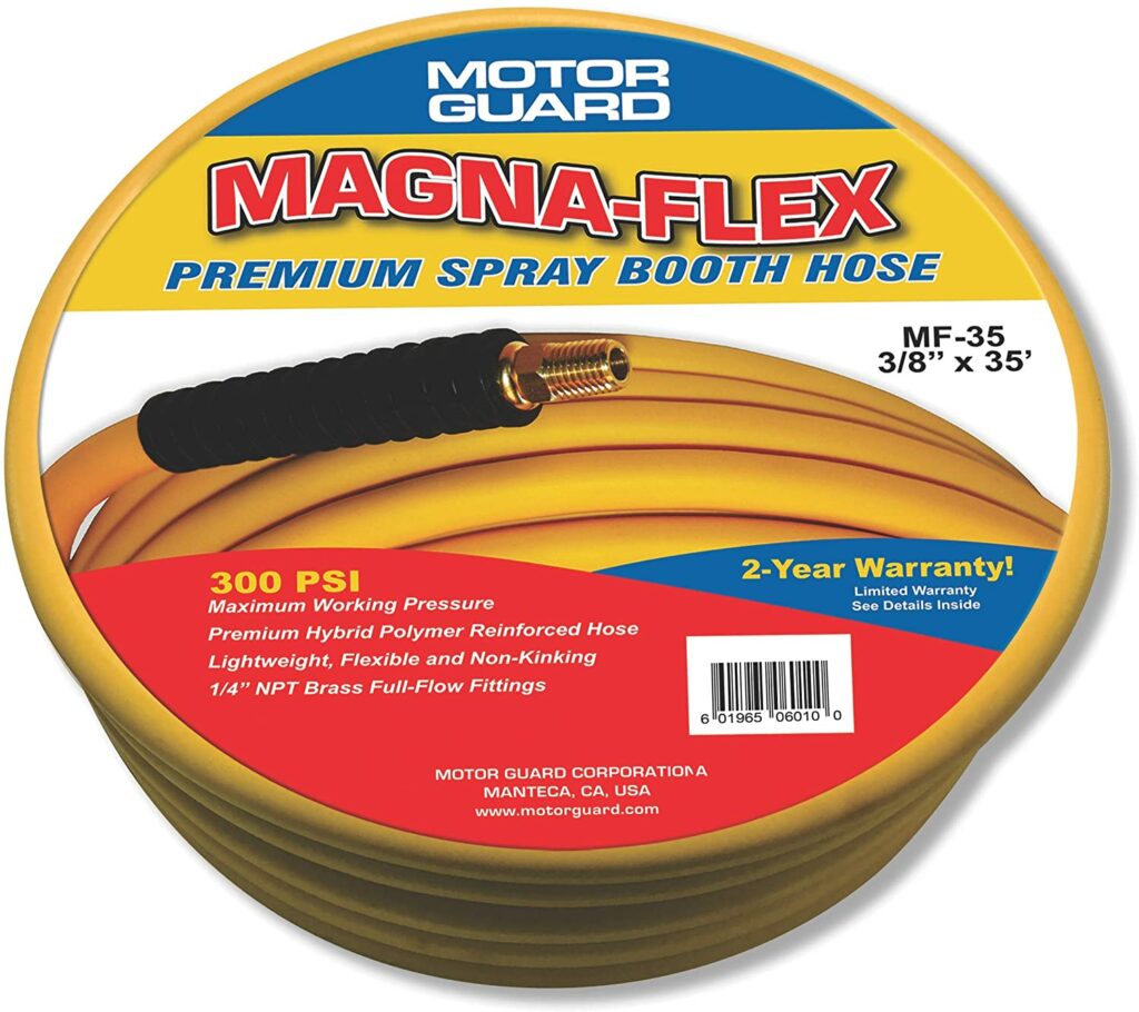 MF35 MagnaFlex Premium Spray Booth Hose 3/8″ x 35′