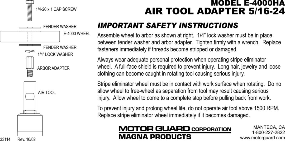 E4000HAAirToolAdapter51624