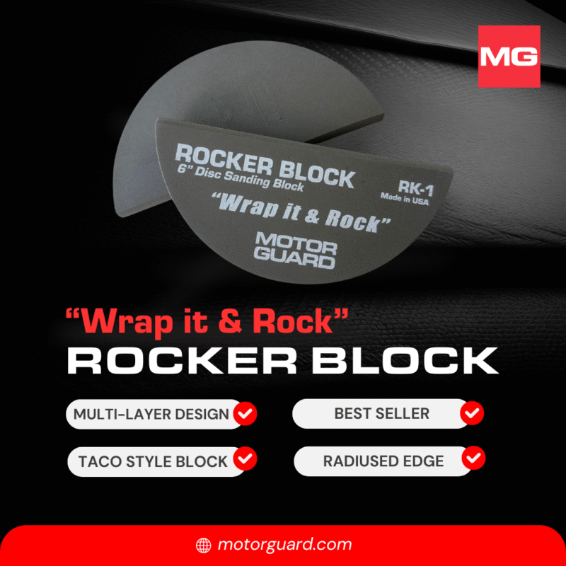 RK-1 Rocker Block 6″ Disc Sanding Block – Motor Guard