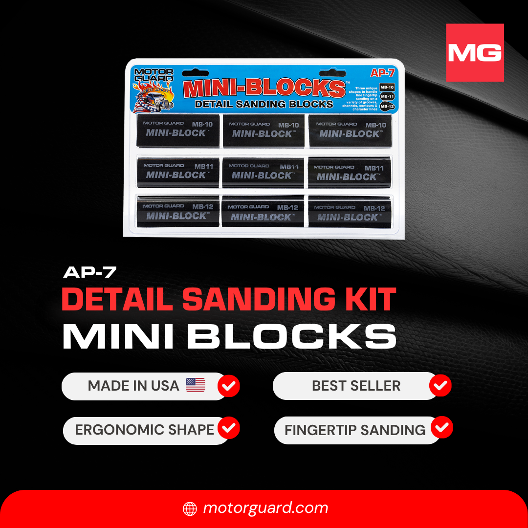 AP-7 Mini-Block Assortment of 3 Sanding Blocks - Image 6