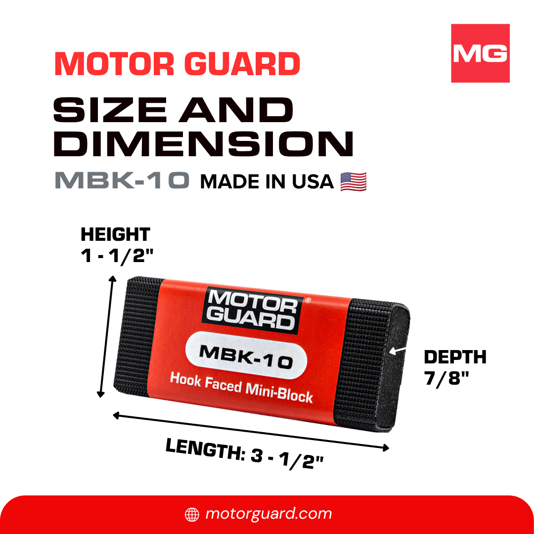 MBK-10 Mini-Block Rectangular Shape Sanding Block - Hook & Loop - Image 5